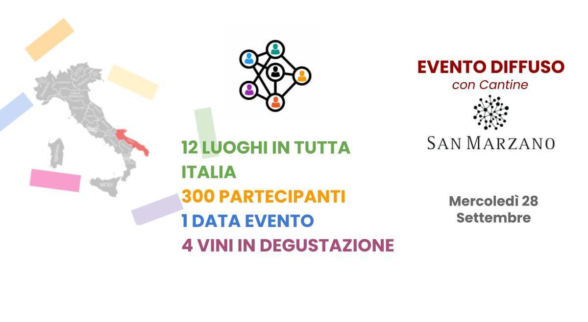 Giro d’Italia con Cantine San Marzano: evento diffuso in 12 location